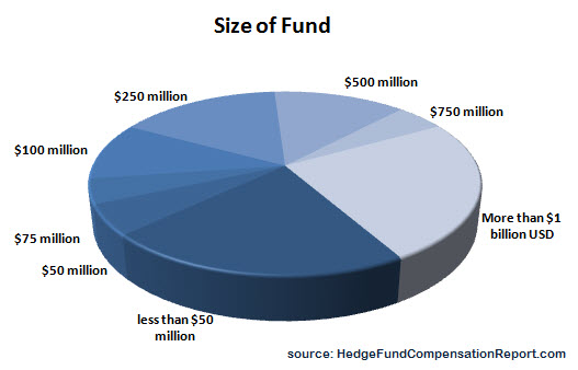 hedge fund size